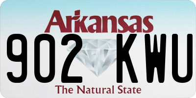 AR license plate 902KWU