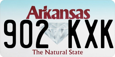 AR license plate 902KXK