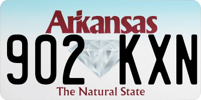 AR license plate 902KXN