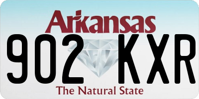 AR license plate 902KXR