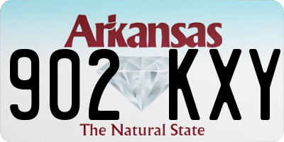 AR license plate 902KXY