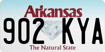 AR license plate 902KYA