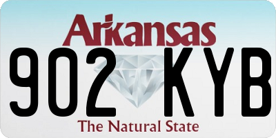 AR license plate 902KYB