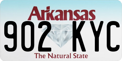 AR license plate 902KYC