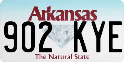 AR license plate 902KYE