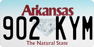AR license plate 902KYM