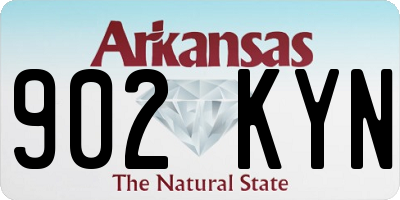 AR license plate 902KYN