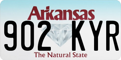 AR license plate 902KYR