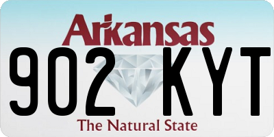 AR license plate 902KYT