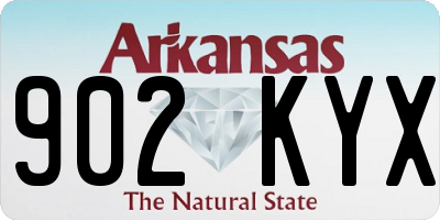AR license plate 902KYX