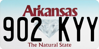 AR license plate 902KYY