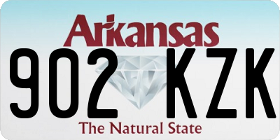 AR license plate 902KZK