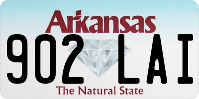 AR license plate 902LAI