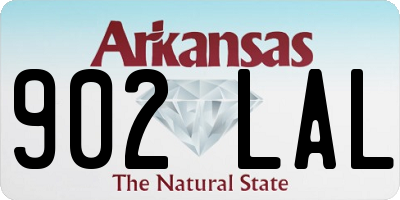 AR license plate 902LAL