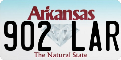 AR license plate 902LAR