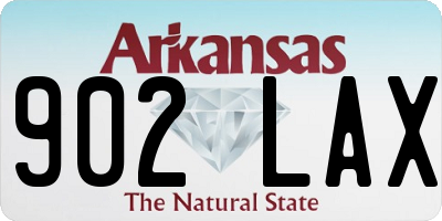 AR license plate 902LAX
