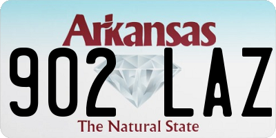 AR license plate 902LAZ