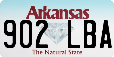 AR license plate 902LBA