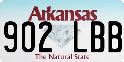 AR license plate 902LBB