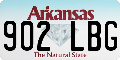 AR license plate 902LBG