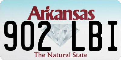 AR license plate 902LBI