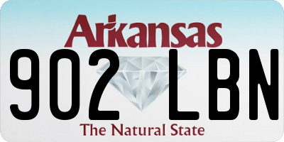 AR license plate 902LBN