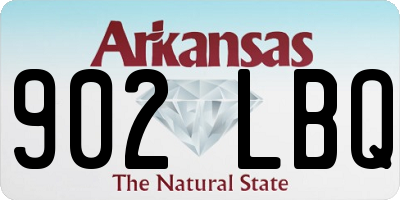 AR license plate 902LBQ