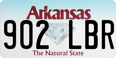 AR license plate 902LBR