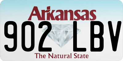 AR license plate 902LBV