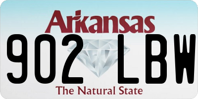 AR license plate 902LBW