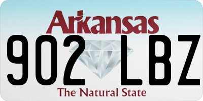 AR license plate 902LBZ