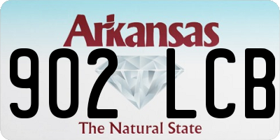 AR license plate 902LCB
