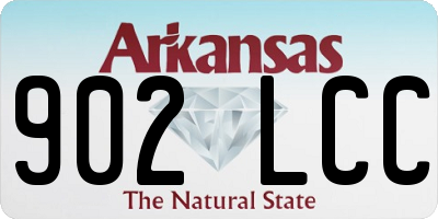 AR license plate 902LCC
