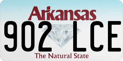AR license plate 902LCE
