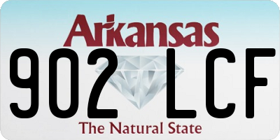 AR license plate 902LCF