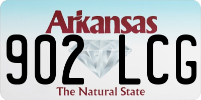 AR license plate 902LCG