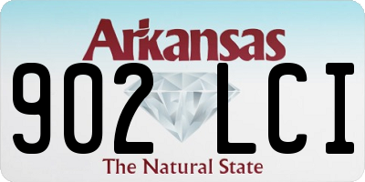 AR license plate 902LCI