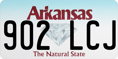 AR license plate 902LCJ