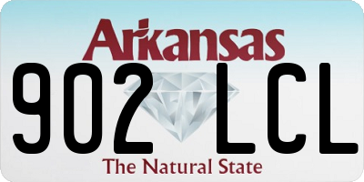AR license plate 902LCL