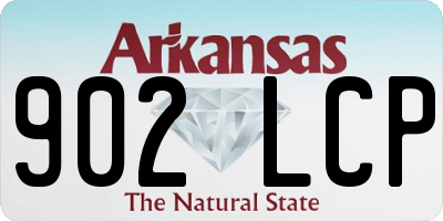 AR license plate 902LCP
