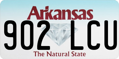 AR license plate 902LCU