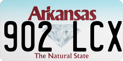 AR license plate 902LCX