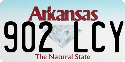 AR license plate 902LCY