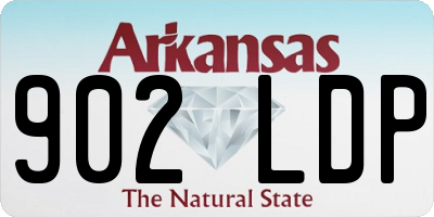 AR license plate 902LDP