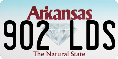 AR license plate 902LDS