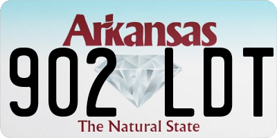 AR license plate 902LDT