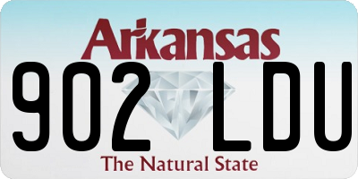 AR license plate 902LDU