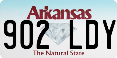 AR license plate 902LDY