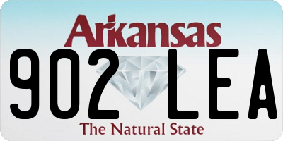 AR license plate 902LEA