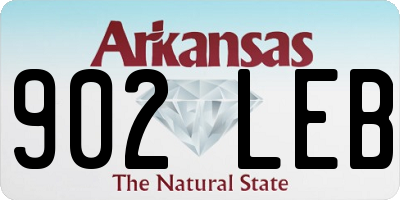 AR license plate 902LEB